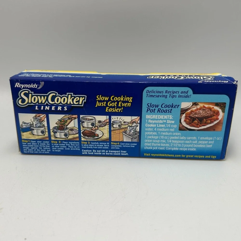 Reynolds Kitchens Slow Cooker Liners Regular Fits 3-6.5 Quarts 4‎ Count 2011